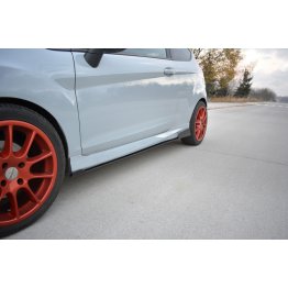 Накладки сплиттеры на пороги на Ford Fiesta MK7 VII ST